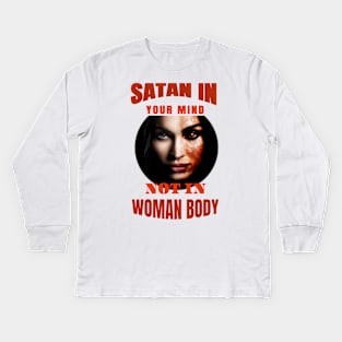 WOMAN BODY Kids Long Sleeve T-Shirt